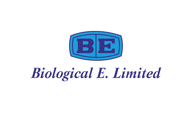 Logo of Biological E with BE in display